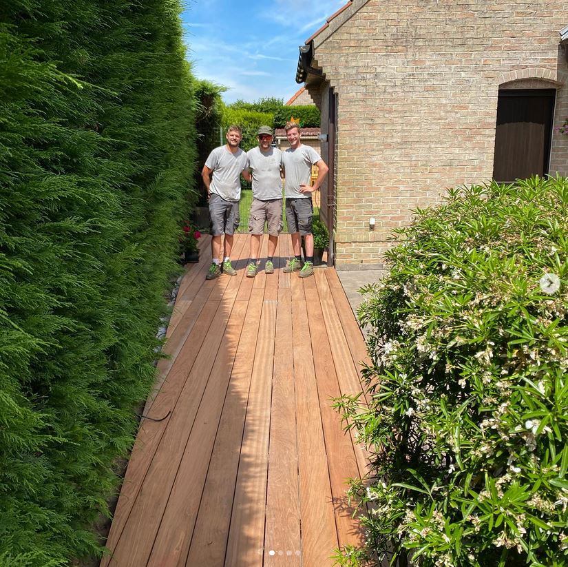 Terrasse bois green concept, aménagement jardin Linselles